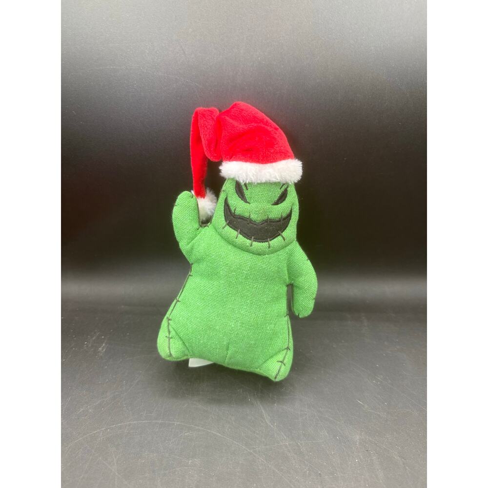A Nightmare Before Christmas Oogie Boogie 7” Mini Plush with Santa Hat